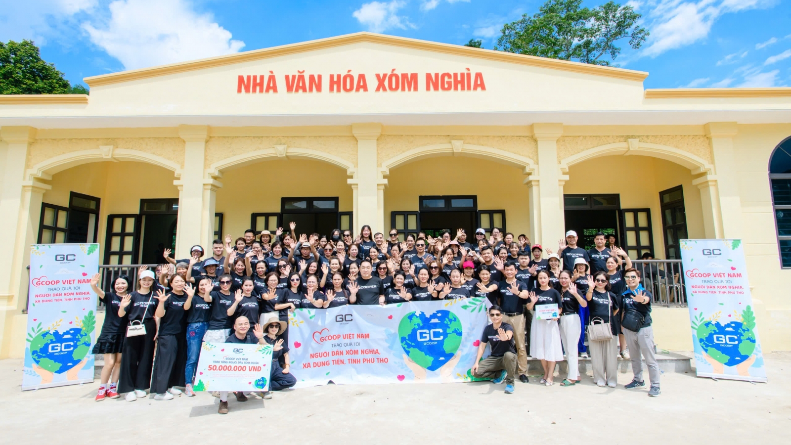 Gcoop Việt Nam chung tay cải tạo sân sinh hoạt cộng đồng tại Xóm Nghìa, Phú Thọ