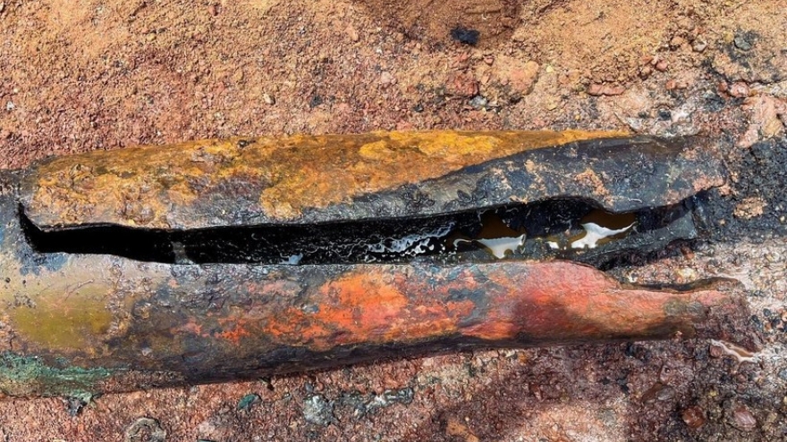 Quang Tri safely destroys 227kg war bomb