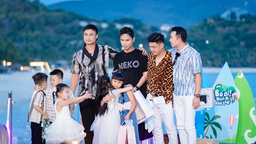 Trung Ruồi và Duy Hưng xúc động trong tập cuối “Bố ơi mình đi đâu thế”