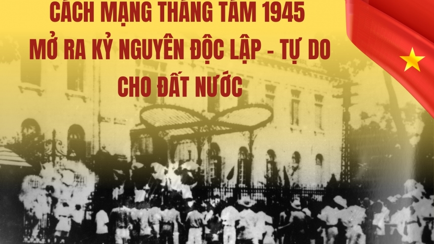 Cách mạng Tháng Tám 1945 mở ra kỷ nguyên độc lập - tự do cho đất nước
