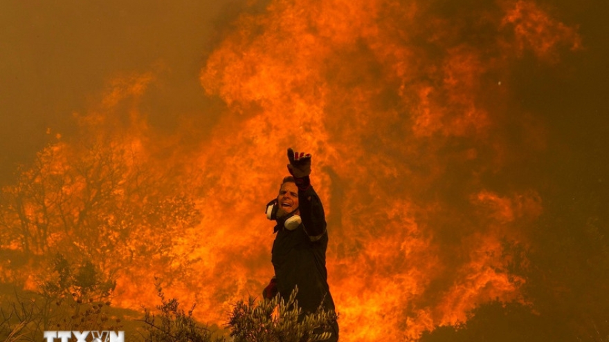 Hàng ngàn người ở Hy Lạp, Tây Ban Nha và Bồ Đào Nha phải di tản do cháy rừng