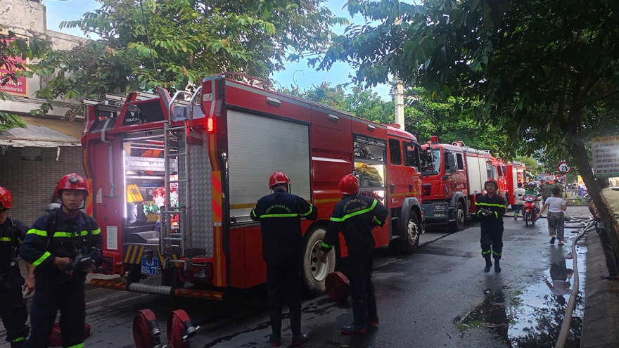 Khống chế đám cháy xưởng cơ khí ở Đà Nẵng