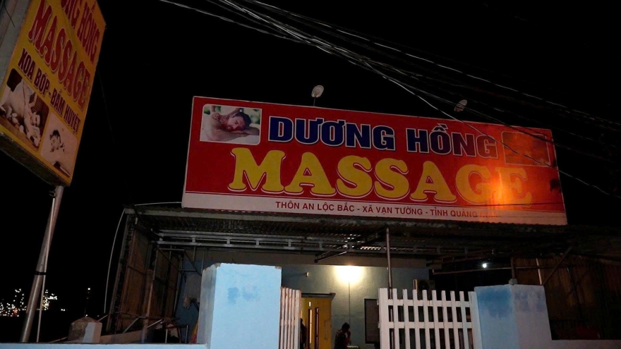 Xử lý ổ mại dâm núp bóng massage ở Quảng Ngãi