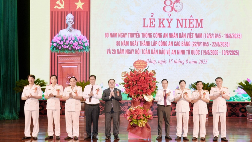 Cao Bằng kỷ niệm 80 năm Ngày truyền thống Công an nhân dân Việt Nam