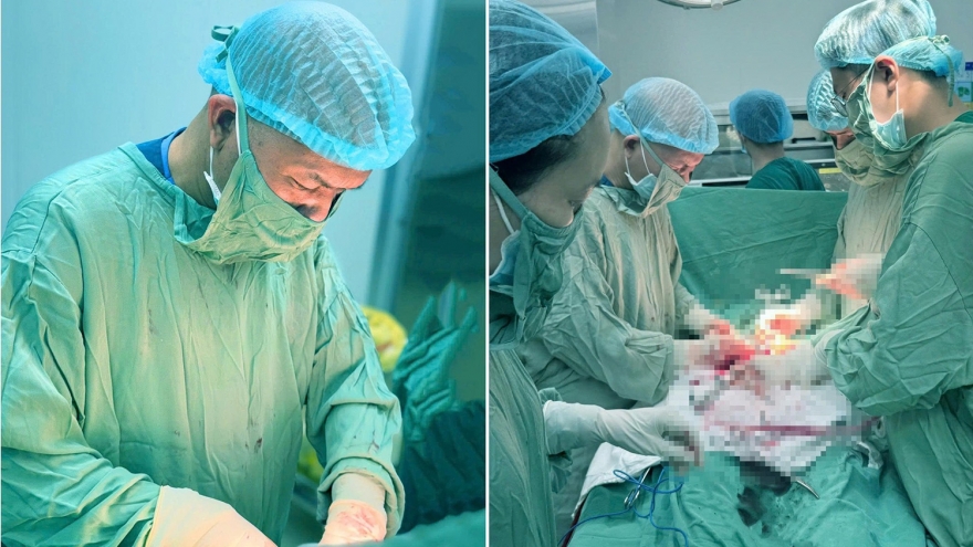 Ca mổ kép cứu mẹ ung thư và bé trai 1,9kg