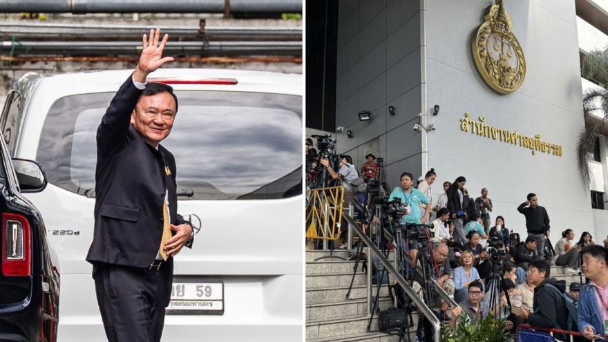 Cựu Thủ tướng Thái Lan Thaksin Shinawatra không bị tuyên phạt tội khi quân