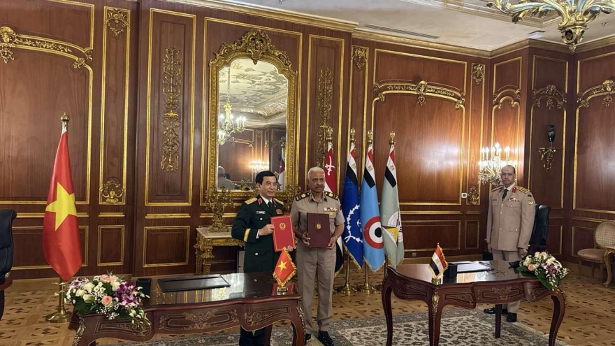 Việt Nam và Ai Cập nhất trí đẩy mạnh hợp tác quốc phòng