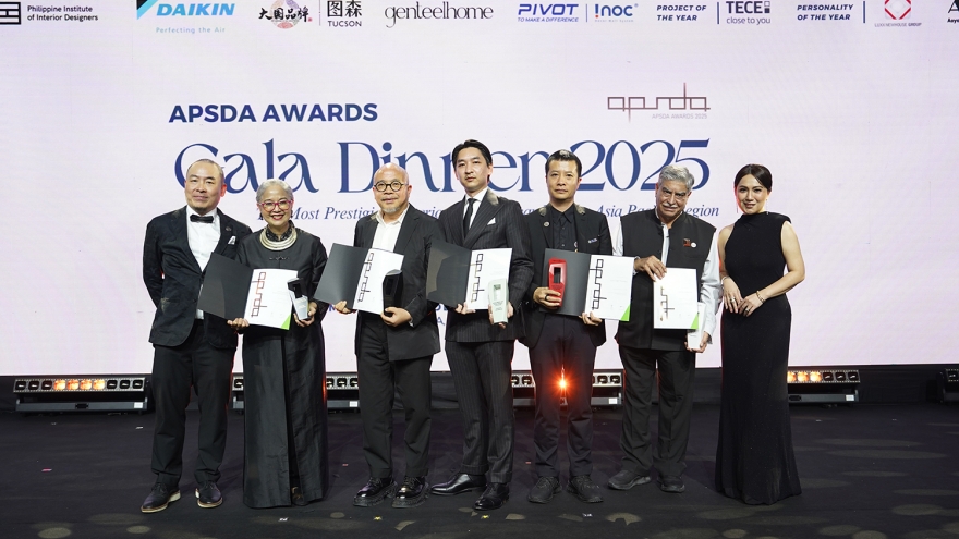 Giải thưởng lớn APSDA 2025 vinh danh nhà thiết kế – nhà giáo Việt Nam