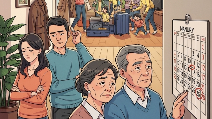 Chồng không muốn bố mẹ tôi đi cùng chuyến du lịch với 10 người nhà chồng