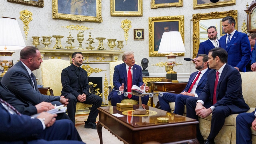 Điểm nhấn trong cuộc gặp giữa ông Trump với các lãnh đạo châu Âu và ông Zelensky