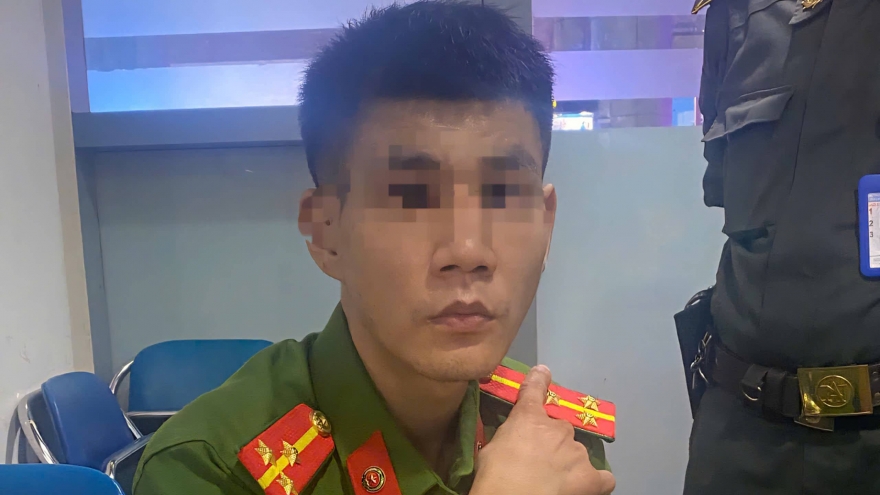 Giả danh công an chạy xe vào sân bay Đà Nẵng