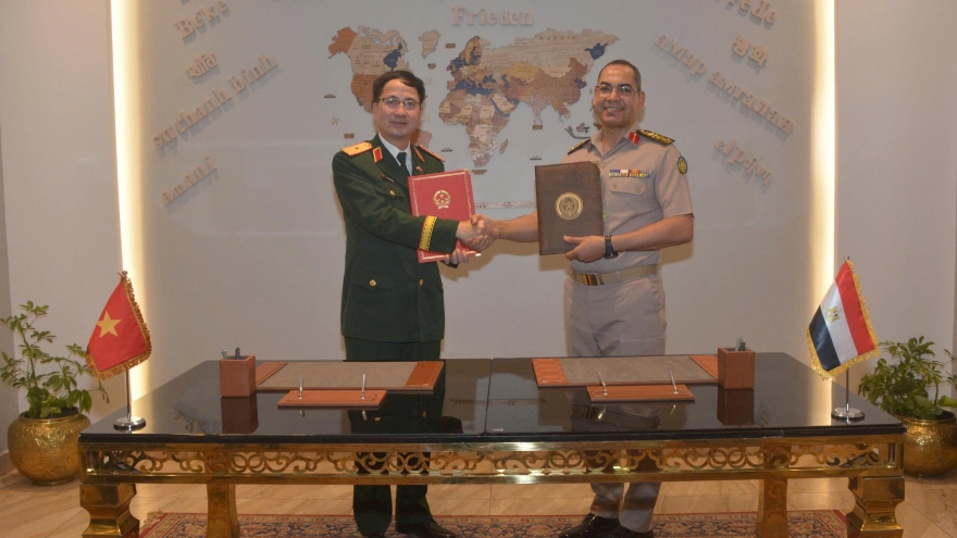 Việt Nam - Ai Cập ký kết Bản ghi nhớ về hợp tác gìn giữ hòa bình Liên Hợp Quốc