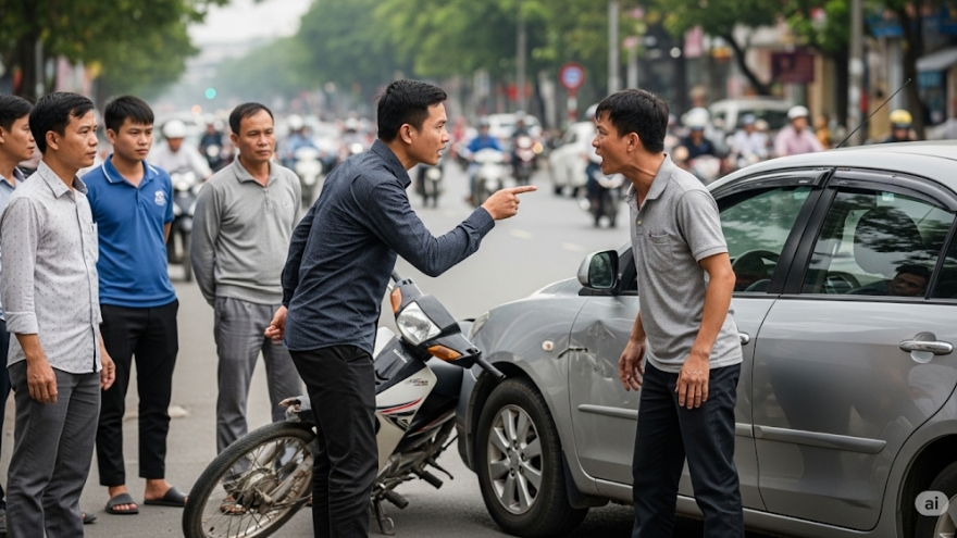 Khi giao thông trở thành nơi trút giận