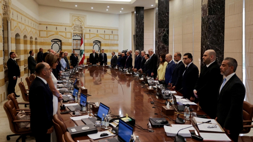 Chính phủ Lebanon họp về vấn đề giải trừ vũ khí của Hezbollah