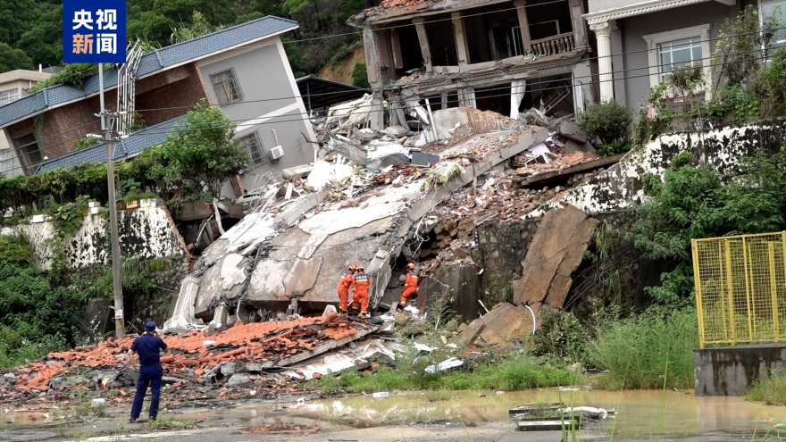 Sạt lở nghiêm trọng tại Quảng Châu, Trung Quốc khiến ít nhất 14 người bị mắc kẹt