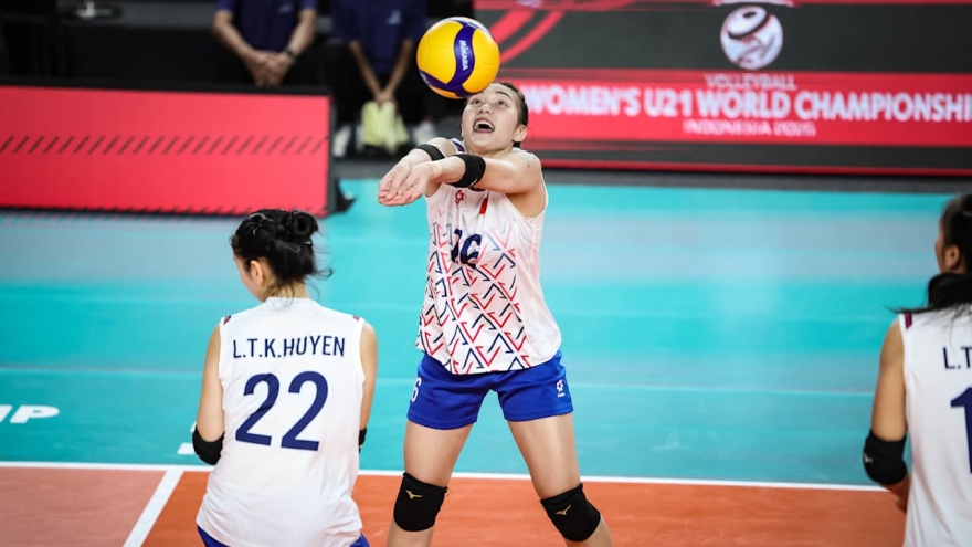 Kết quả bóng chuyền nữ hôm nay 15/8: U21 Việt Nam thua U21 Chile