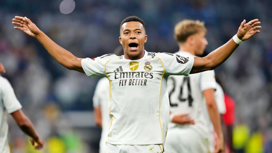 Kết quả bóng đá hôm nay 20/8: Mbappe tỏa sáng giúp Real Madrid thắng trận mở màn