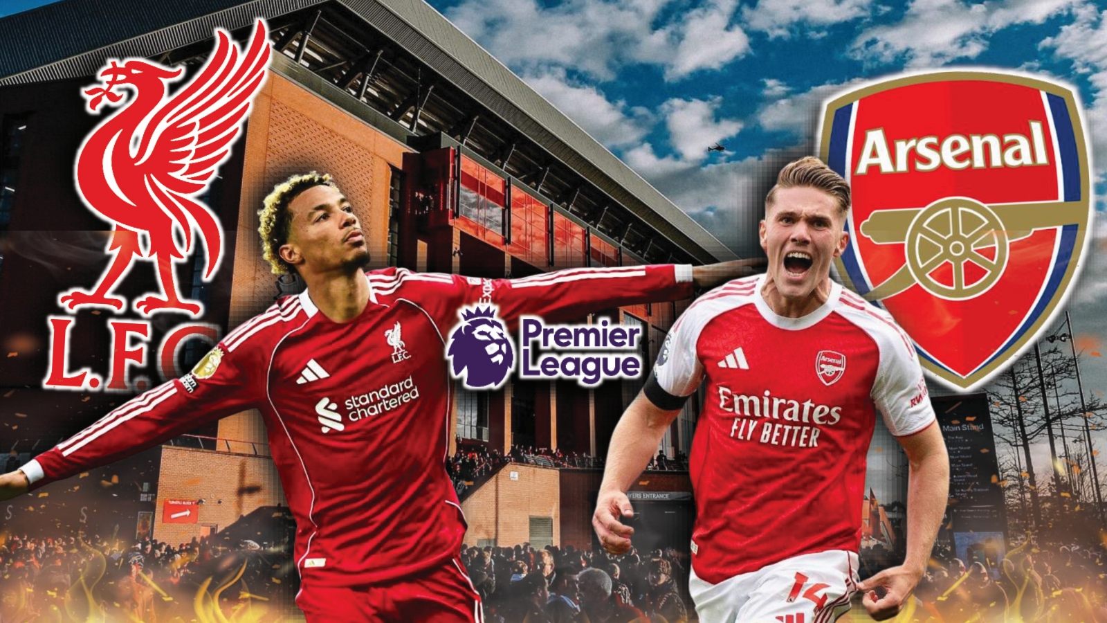 Dự đoán kết quả và đội hình ra sân trận Liverpool vs Arsenal