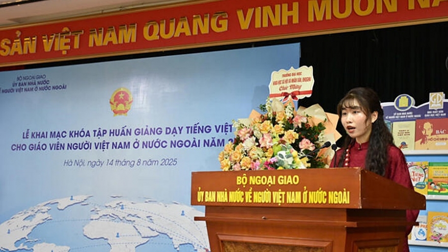 Khai mạc tập huấn giảng dạy tiếng Việt cho giáo viên người Việt Nam ở nước ngoài 2025