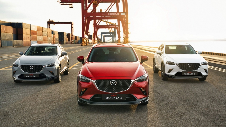 Mazda CX-3 được nâng cấp cho năm 2025 với 4 phiên bản giá từ 549 triệu đồng