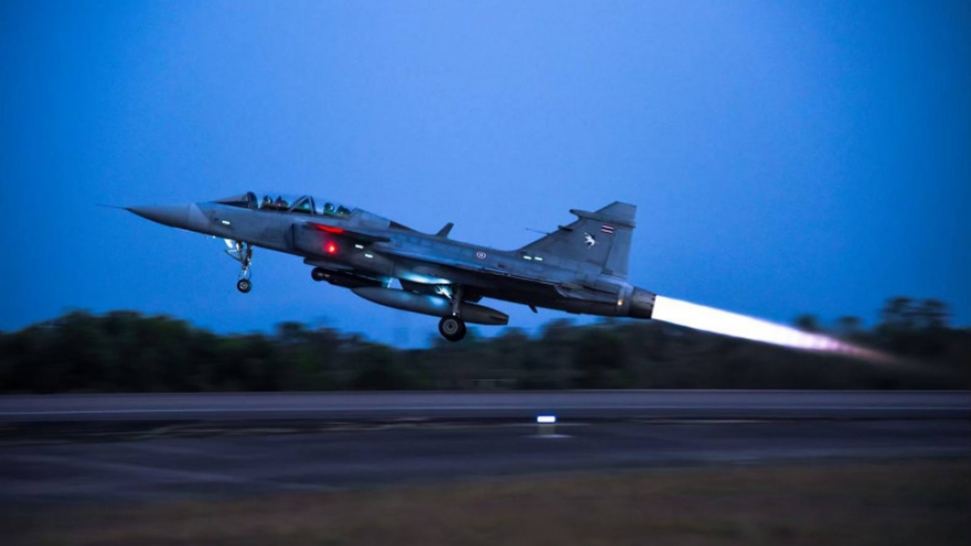 Nội các Thái Lan phê duyệt mua tiêm kích Gripen từ Thụy Điển