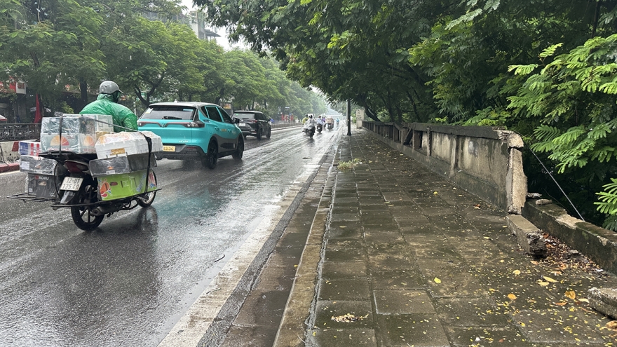 Chiều tối và đêm 10/8, Bắc Bộ mưa to, có nơi 80 mm