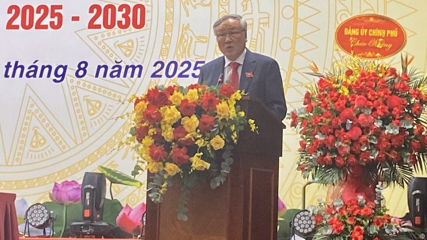 Phó Thủ tướng Nguyễn Hòa Bình dự Đại hội đại biểu Đảng bộ Bộ Nội vụ lần thứ I