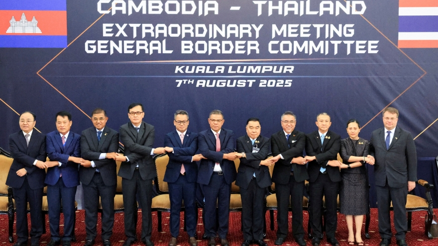 Thái Lan-Campuchia cam kết giữ vững ngừng bắn, thúc đẩy hòa bình và ổn định biên giới