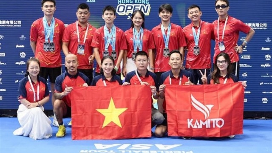 Vietnamese pickleball players bring home PPA Tour Asia medals