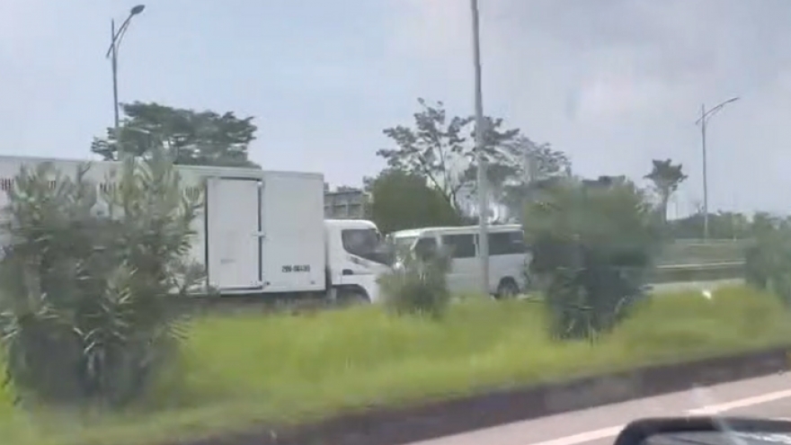 Tài xế đi ngược chiều trên cao tốc Hà Nội - Bắc Giang bị phạt 19 triệu đồng