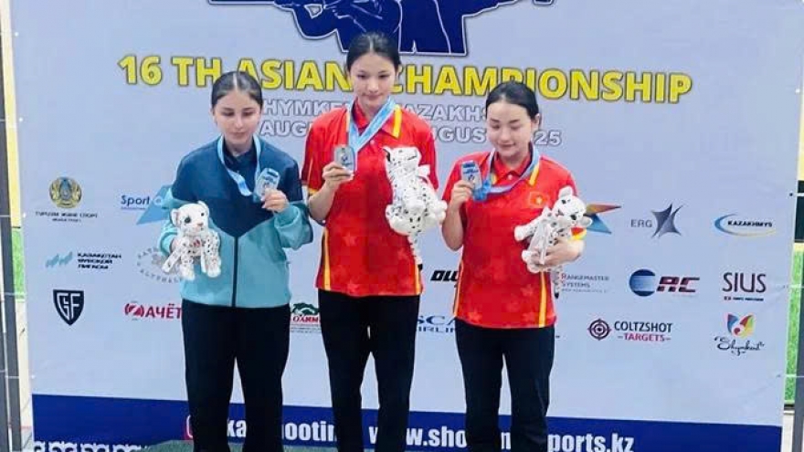 First gold medal for Vietnam at Asian shooting championship in Kazakhstan
