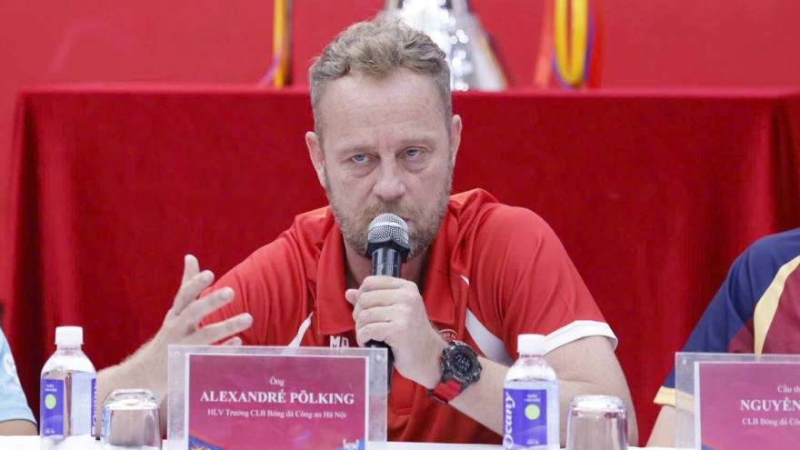 HLV Polking tuyên bố sẽ giành Siêu cúp Quốc gia tại sân Thiên Trường