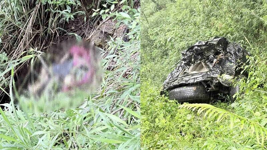Phát hiện thi thể nạn nhân cùng ô tô lao xuống vực ở đỉnh Mẫu Sơn