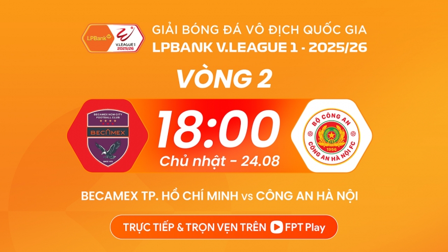 Lịch thi đấu bóng đá Việt Nam hôm nay 24/8: CAHN có chiến thắng đầu tiên?