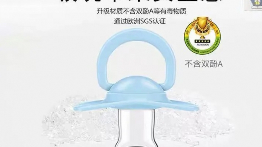 Người lớn Trung Quốc tìm đến núm vú giả để giải tỏa lo âu