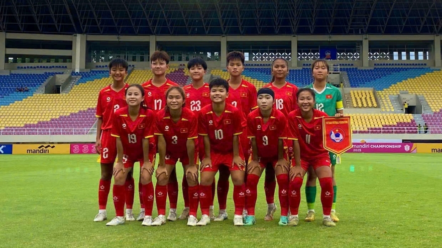 U16 nữ Việt Nam thắng nghẹt thở Indonesia, giành hạng Ba giải Đông Nam Á