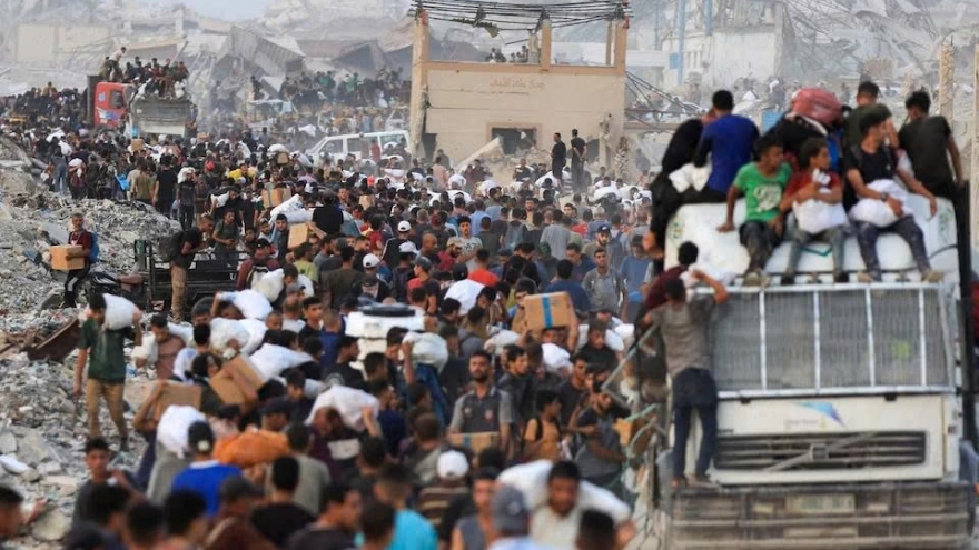 Các nước tăng cường đưa hàng cứu trợ vào Gaza