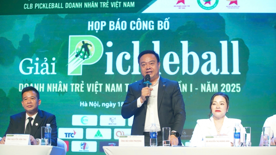 1.000 VĐV tranh tài tại giải Pickleball Doanh nhân Trẻ Việt Nam Toàn quốc lần I