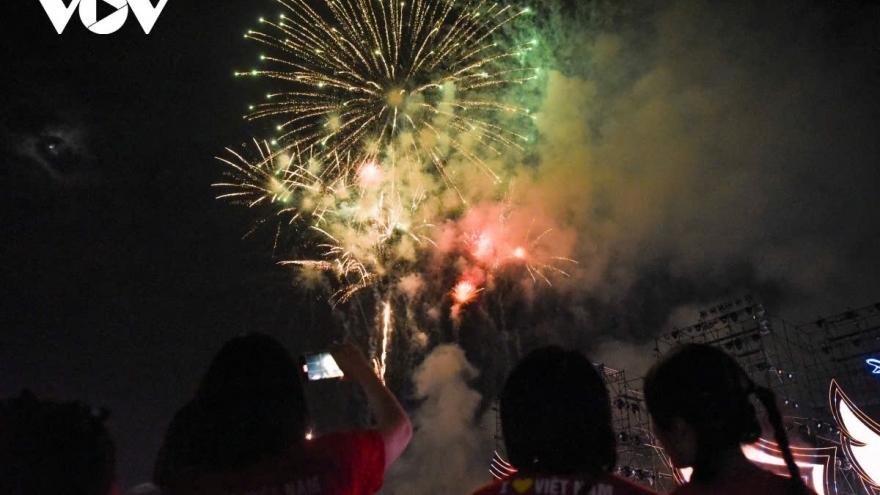 Bắc Ninh bắn pháo hoa 2 điểm hoành tráng chào mừng 80 năm Quốc khánh 2/9