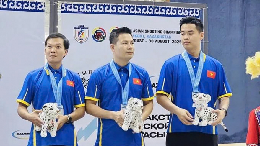 Bắn súng Việt Nam đứng hạng 6 chung cuộc tại giải Vô địch châu Á 2025