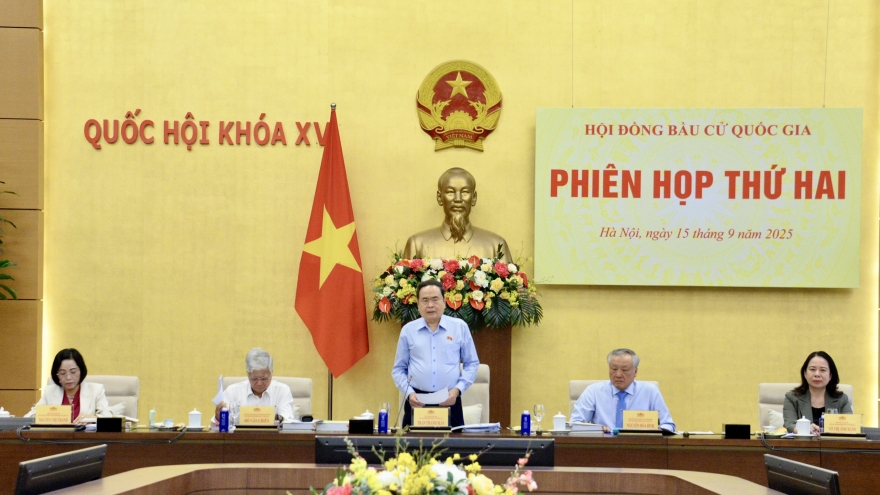 Chủ tịch Quốc hội Trần Thanh Mẫn chủ trì họp Hội đồng Bầu cử Quốc gia