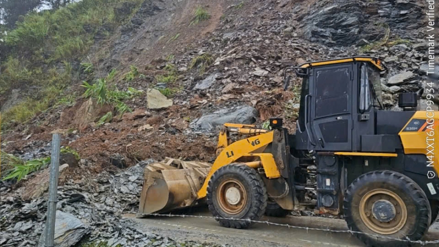 Sơn La tắc đường tại 41 vị trí trên các tuyến giao thông do mưa lũ