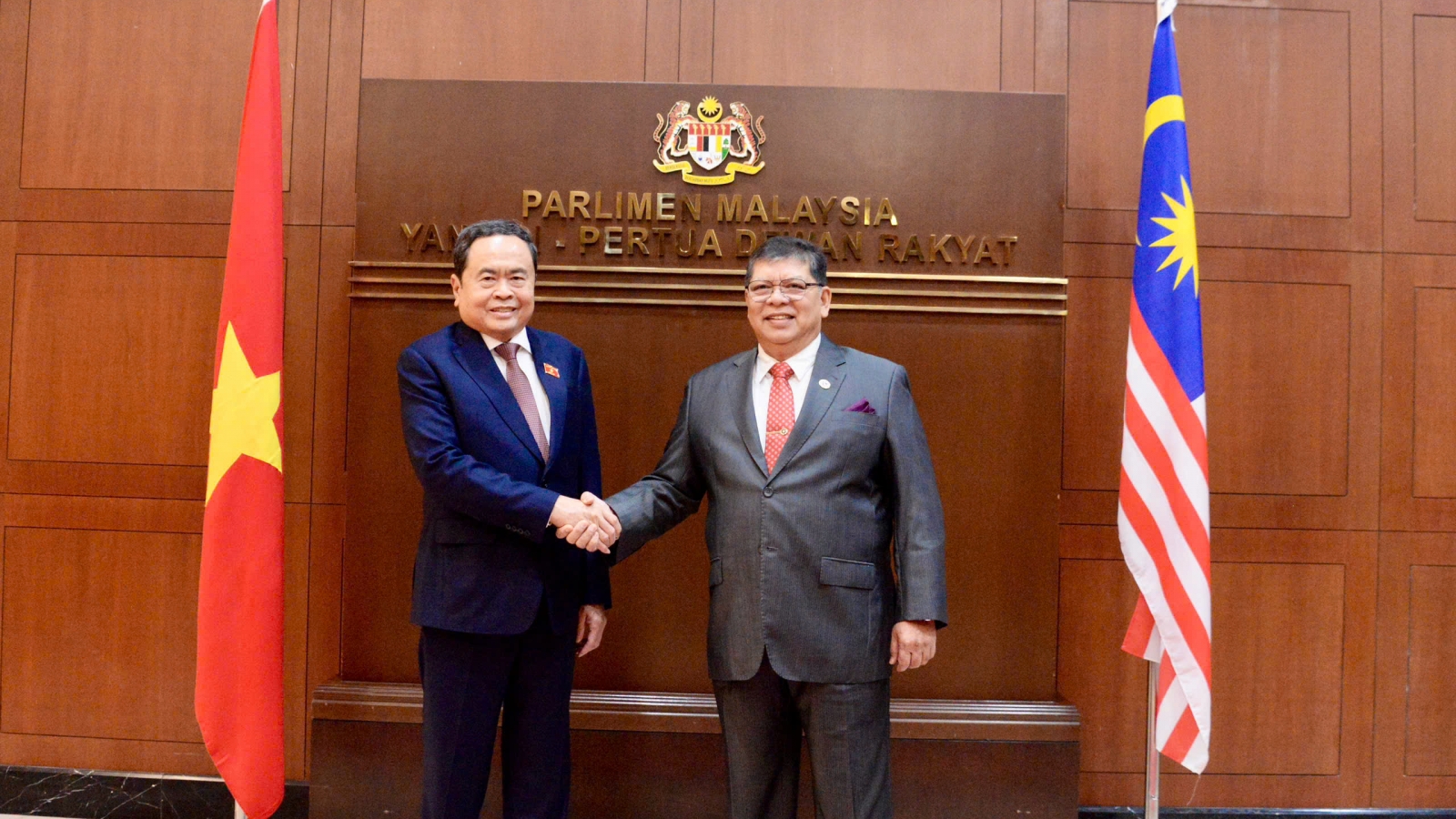 Chủ tịch Quốc hội Trần Thanh Mẫn hội đàm Chủ tịch Hạ viện Malaysia