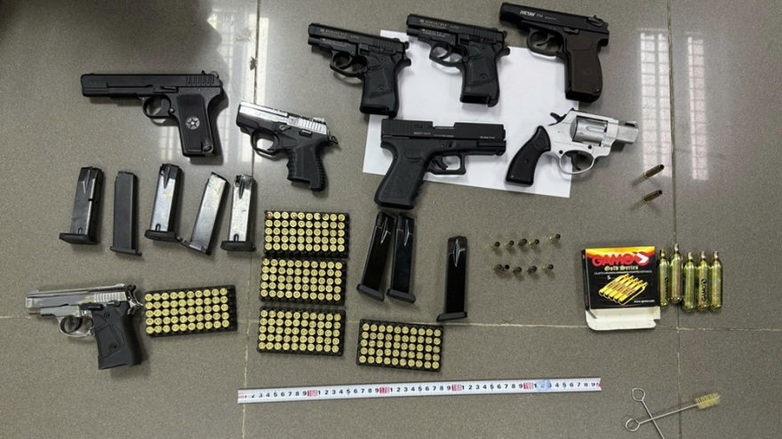 Bắc Ninh: Thu giữ 33 khẩu súng và hơn 3000 viên đạn