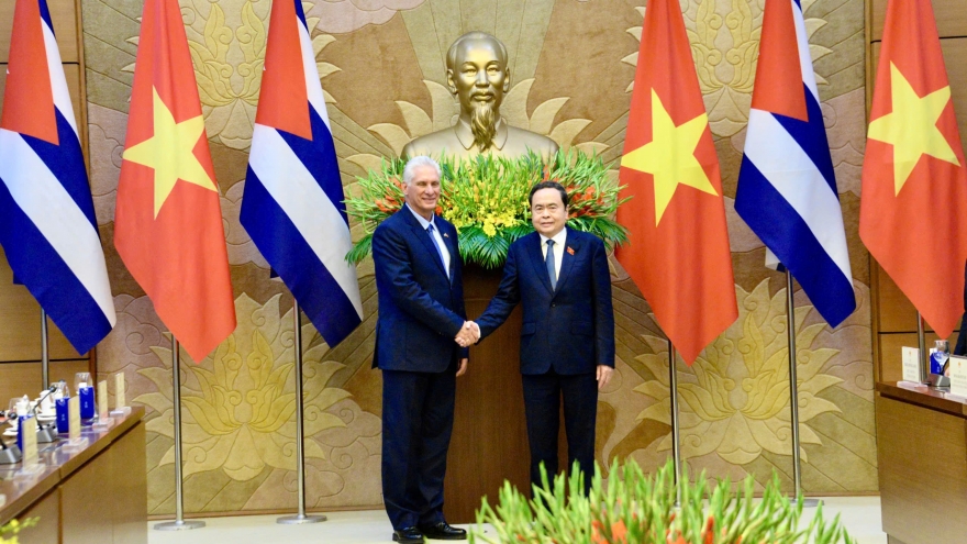 Chủ tịch Quốc hội Trần Thanh Mẫn hội kiến Bí thư thứ Nhất, Chủ tịch nước Cuba Miguel Diaz-Canel