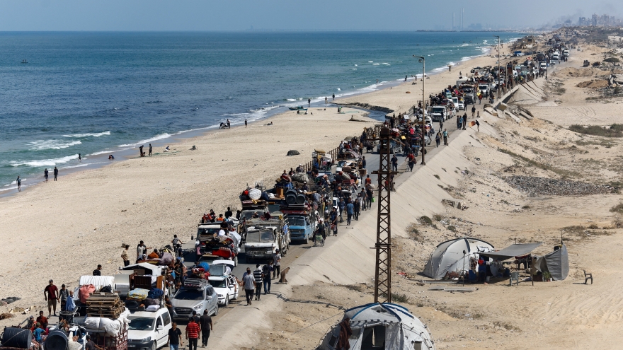 640.000 người Palestine đã sơ tán khỏi thành phố Gaza
