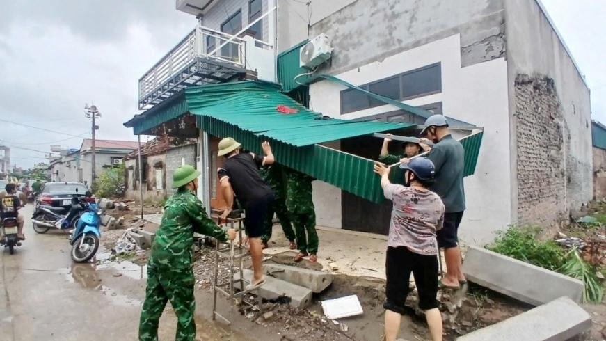 Hưng Yên khẩn trương khắc phục thiệt hại do bão số 10