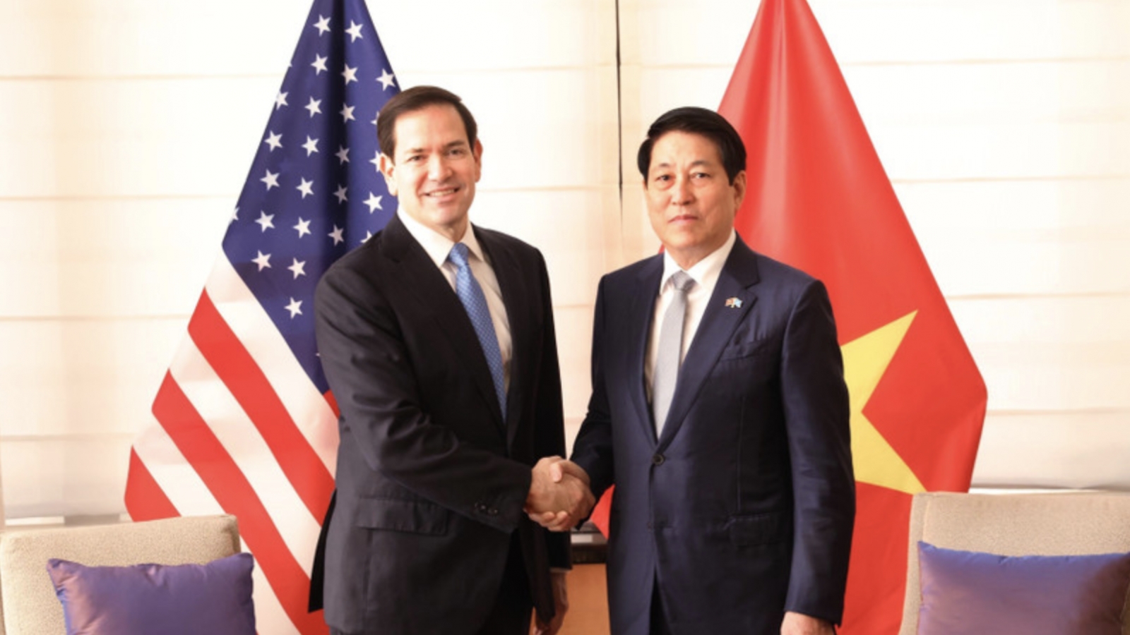 President Luong Cuong receives US Secretary of State