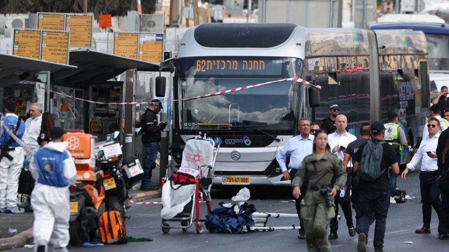 Tấn công khủng bố tại Jerusalem khiến hơn 20 người thương vong