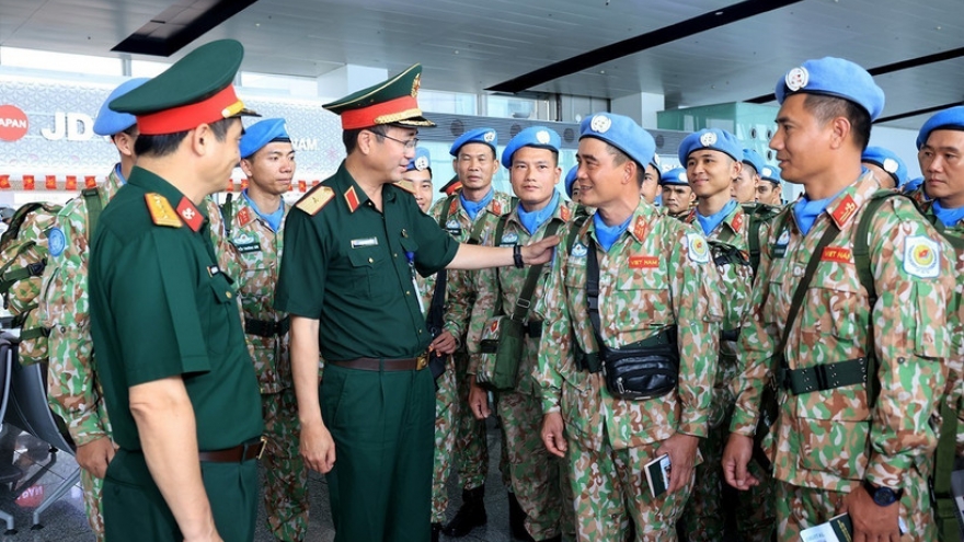 Engineering Unit Rotation 4 departs for UN peacekeeping mission in Abyei